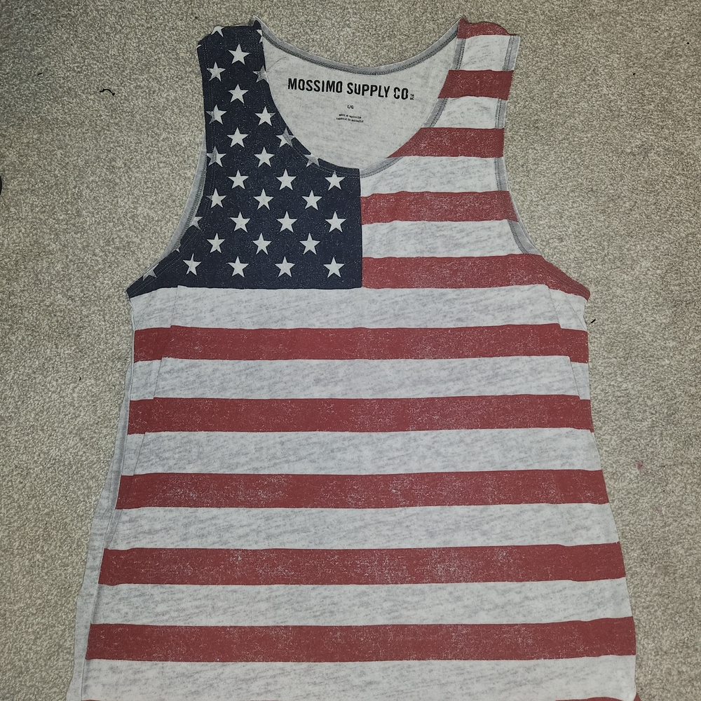 Mossimo Supply Co. Stars and Stripes Tank Top